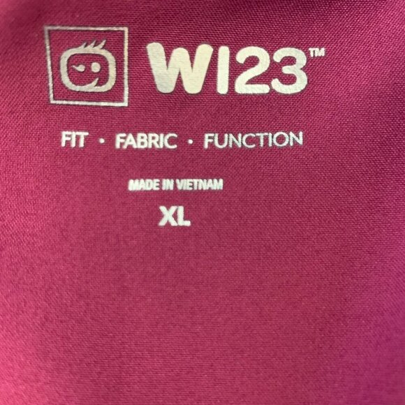 W123 magenta pink parka jacket SZ XL womens - Wink scrubs line - Picture 4 of 4